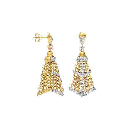 Glimmerstone Diamond Earring 18 KT / Yellow Gold