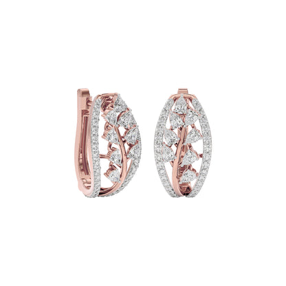 Pure Opal Diamond Earring 18 KT / Rose Gold