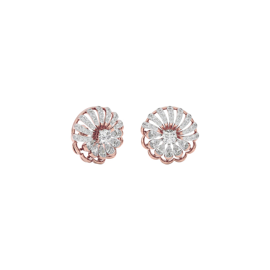 Shining Star Diamond Earring 18 KT / Rose Gold