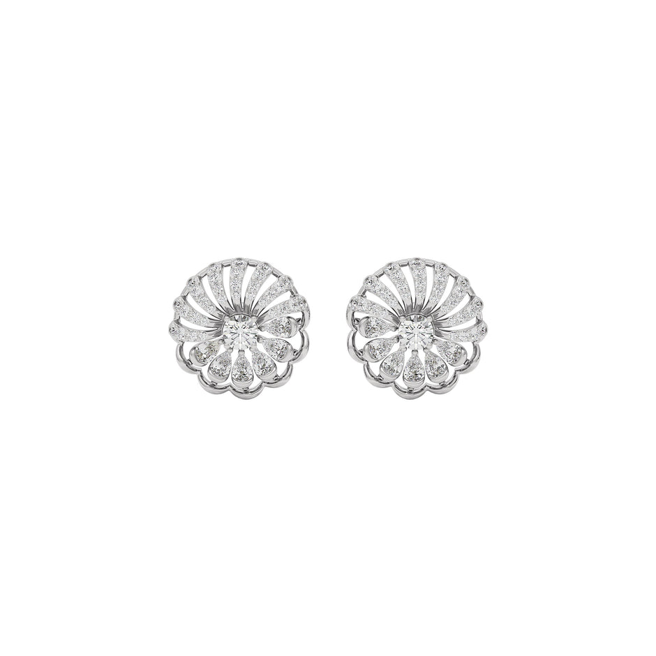 Shining Star Diamond Earring 18 KT / White Gold