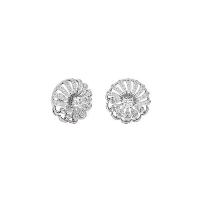 Shining Star Diamond Earring 18 KT / White Gold