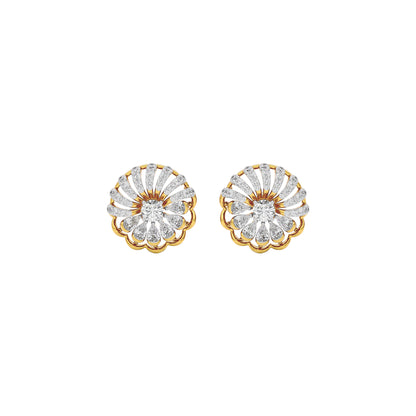 Shining Star Diamond Earring 18 KT / Yellow Gold