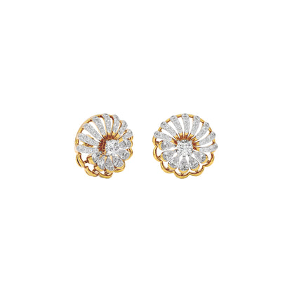 Shining Star Diamond Earring 18 KT / Yellow Gold