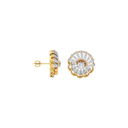 Shining Star Diamond Earring 18 KT / Yellow Gold