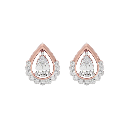 Twilight Halo Diamond Earring