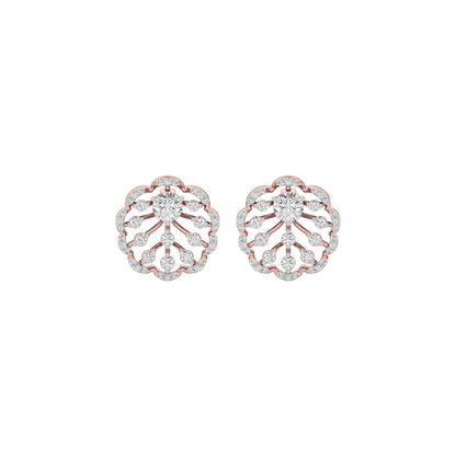Celestial Charm Diamond Earring 18 KT / Rose Gold