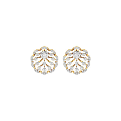 Celestial Charm Diamond Earring 18 KT / Yellow Gold