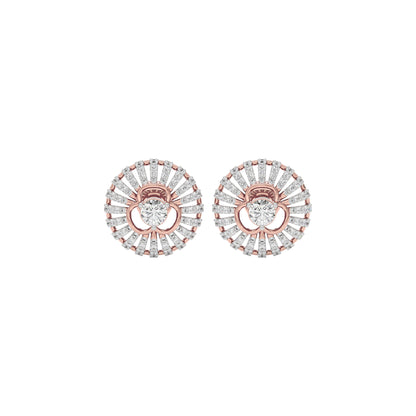 Diamond Cascade Glow Earring 18 KT / Rose Gold