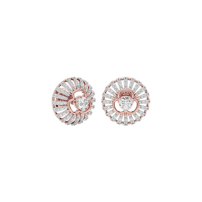 Diamond Cascade Glow Earring 18 KT / Rose Gold