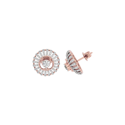 Diamond Cascade Glow Earring 18 KT / Rose Gold