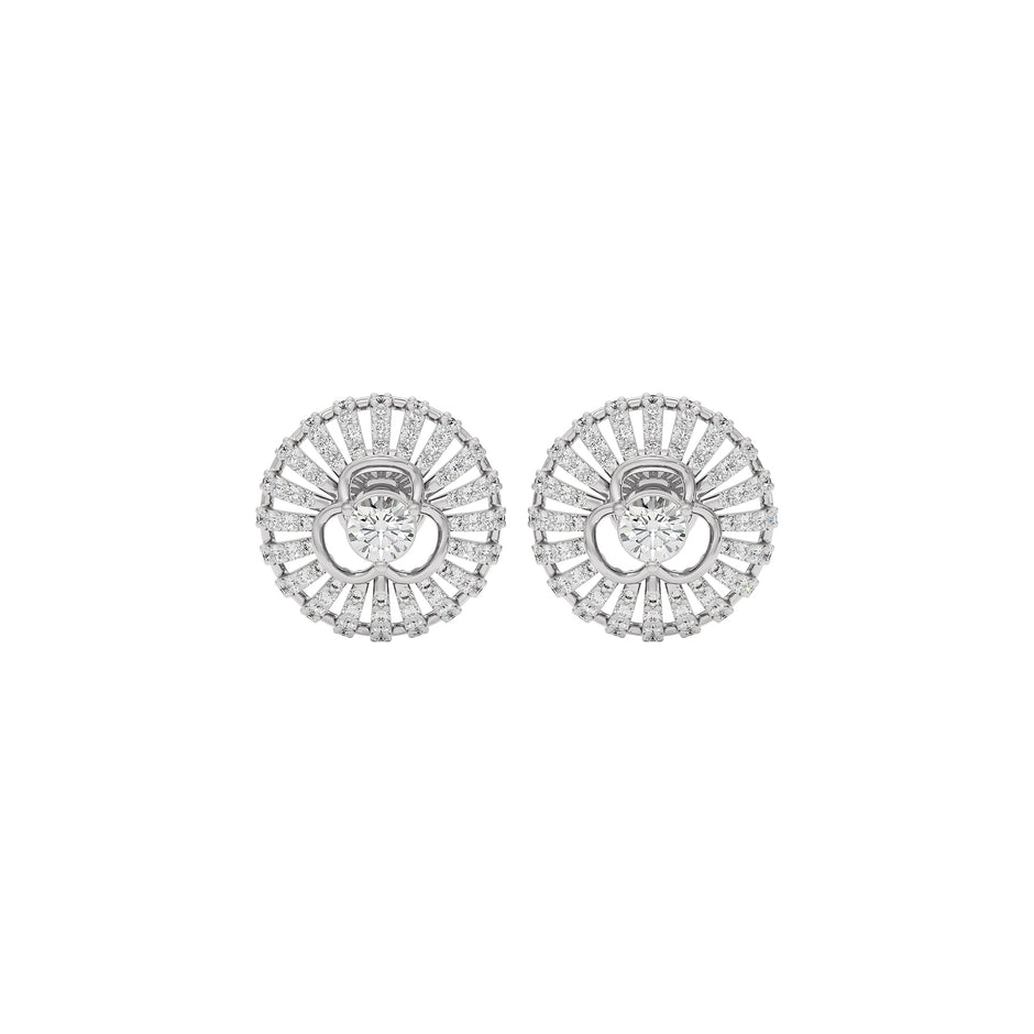 Diamond Cascade Glow Earring 18 KT / White Gold