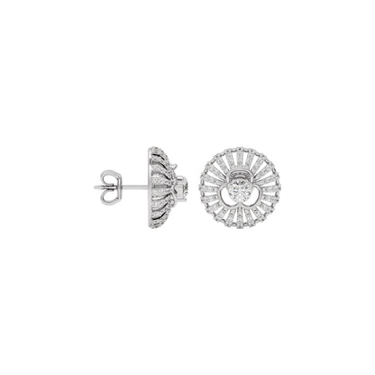 Diamond Cascade Glow Earring 18 KT / White Gold