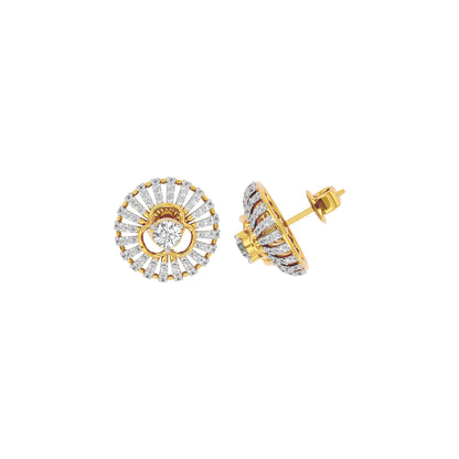 Diamond Cascade Glow Earring 18 KT / Yellow Gold