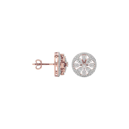 Regal Spark Diamond Earring 18 KT / Rose Gold