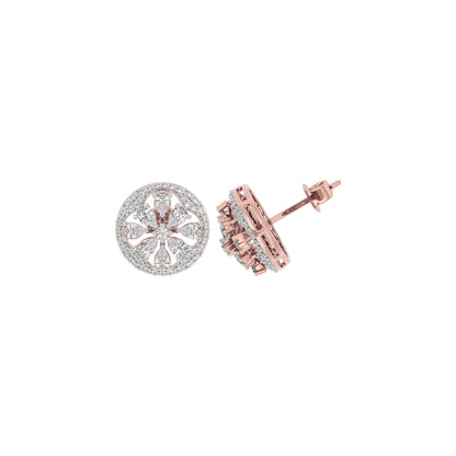 Regal Spark Diamond Earring 18 KT / Rose Gold