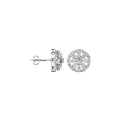 Regal Spark Diamond Earring 18 KT / White Gold
