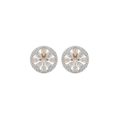 Regal Spark Diamond Earring 18 KT / Yellow Gold