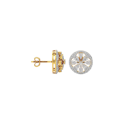 Regal Spark Diamond Earring 18 KT / Yellow Gold
