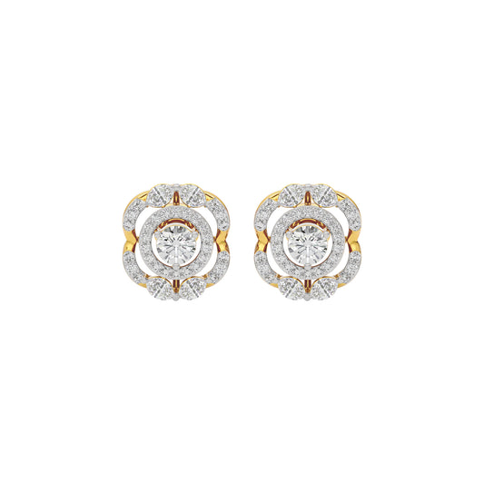 Diamond Serenity Earring 18 KT / Yellow Gold