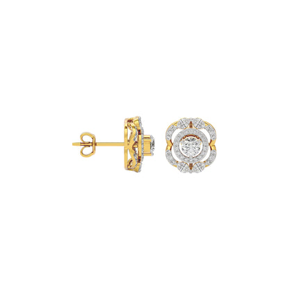 Diamond Serenity Earring 18 KT / Yellow Gold