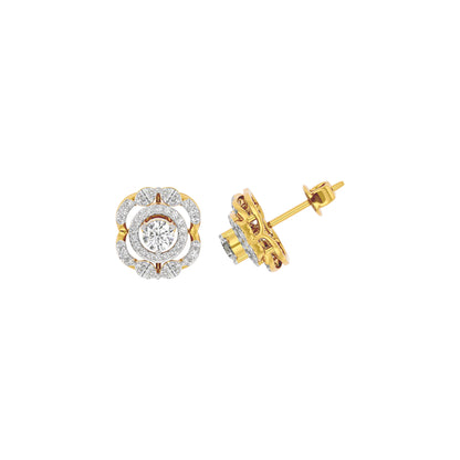 Diamond Serenity Earring 18 KT / Yellow Gold