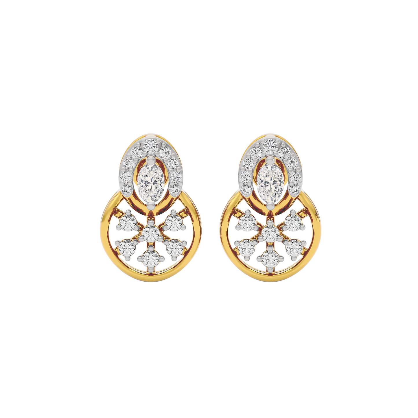 Twinkling Star Diamond Earring