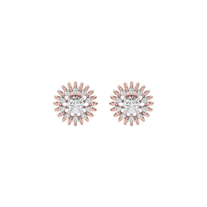 Diamond Whispers Earring 18 KT / Rose Gold