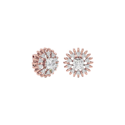 Diamond Whispers Earring 18 KT / Rose Gold