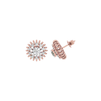 Diamond Whispers Earring 18 KT / Rose Gold