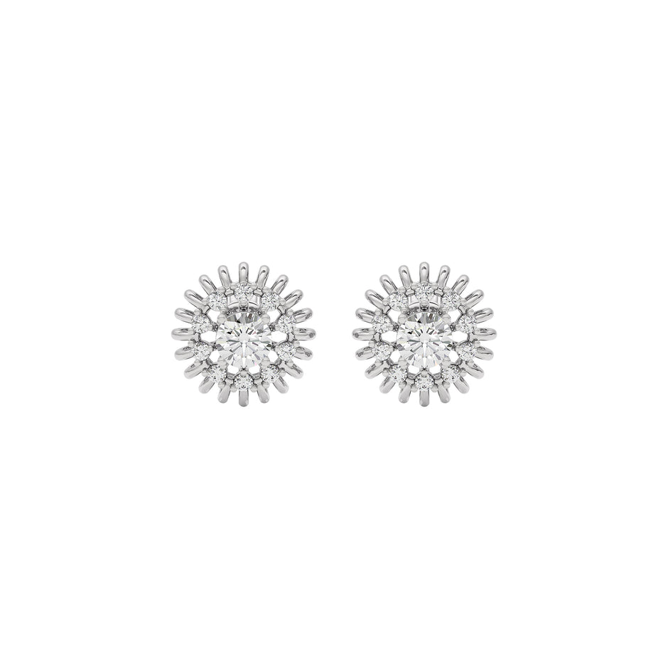 Diamond Whispers Earring 18 KT / White Gold
