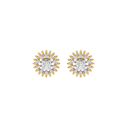 Diamond Whispers Earring 18 KT / Yellow Gold