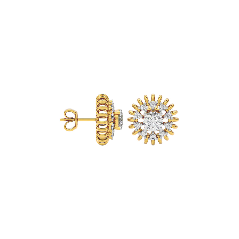 Diamond Whispers Earring 18 KT / Yellow Gold