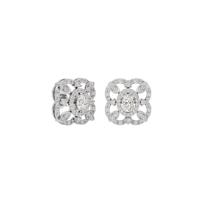 Golden Essence Diamond Earring 18 KT / White Gold