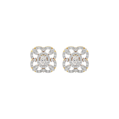 Golden Essence Diamond Earring 18 KT / Yellow Gold