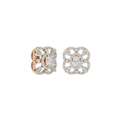 Golden Essence Diamond Earring 18 KT / Yellow Gold