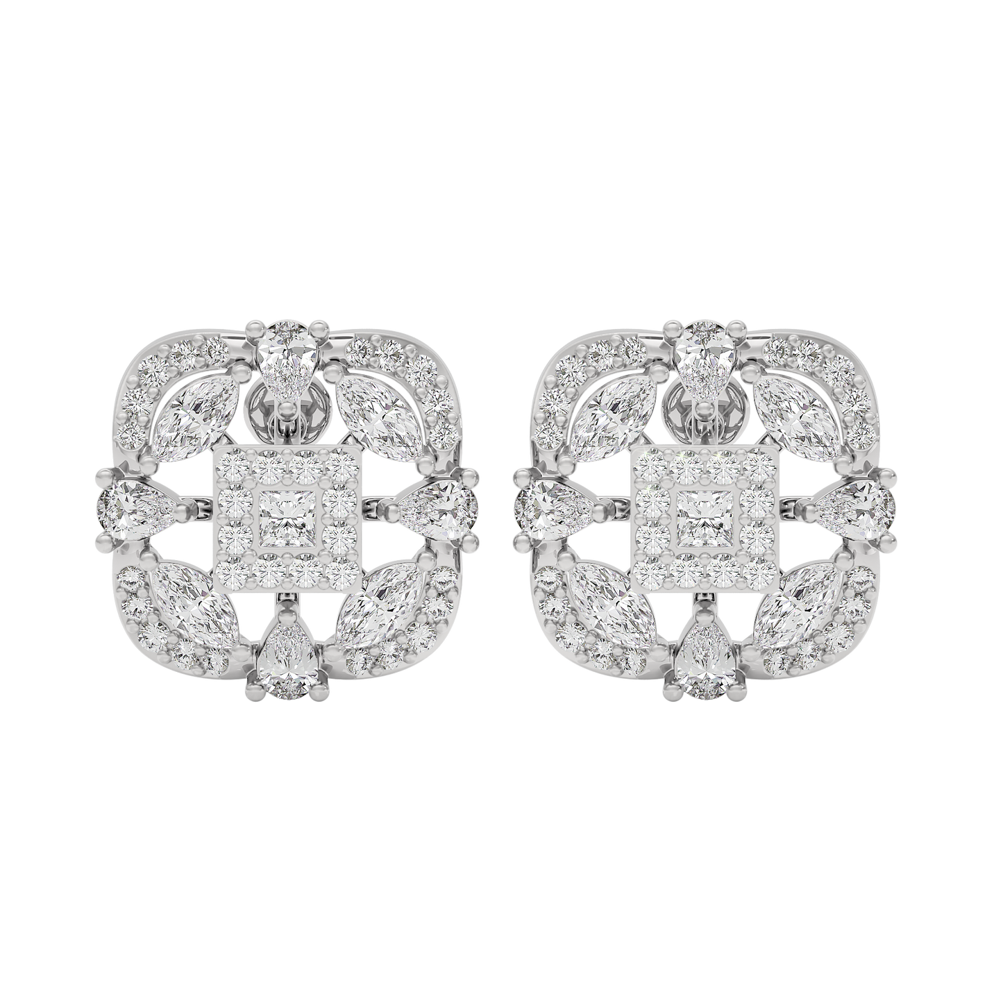 Moonlit Charm Diamond Earring