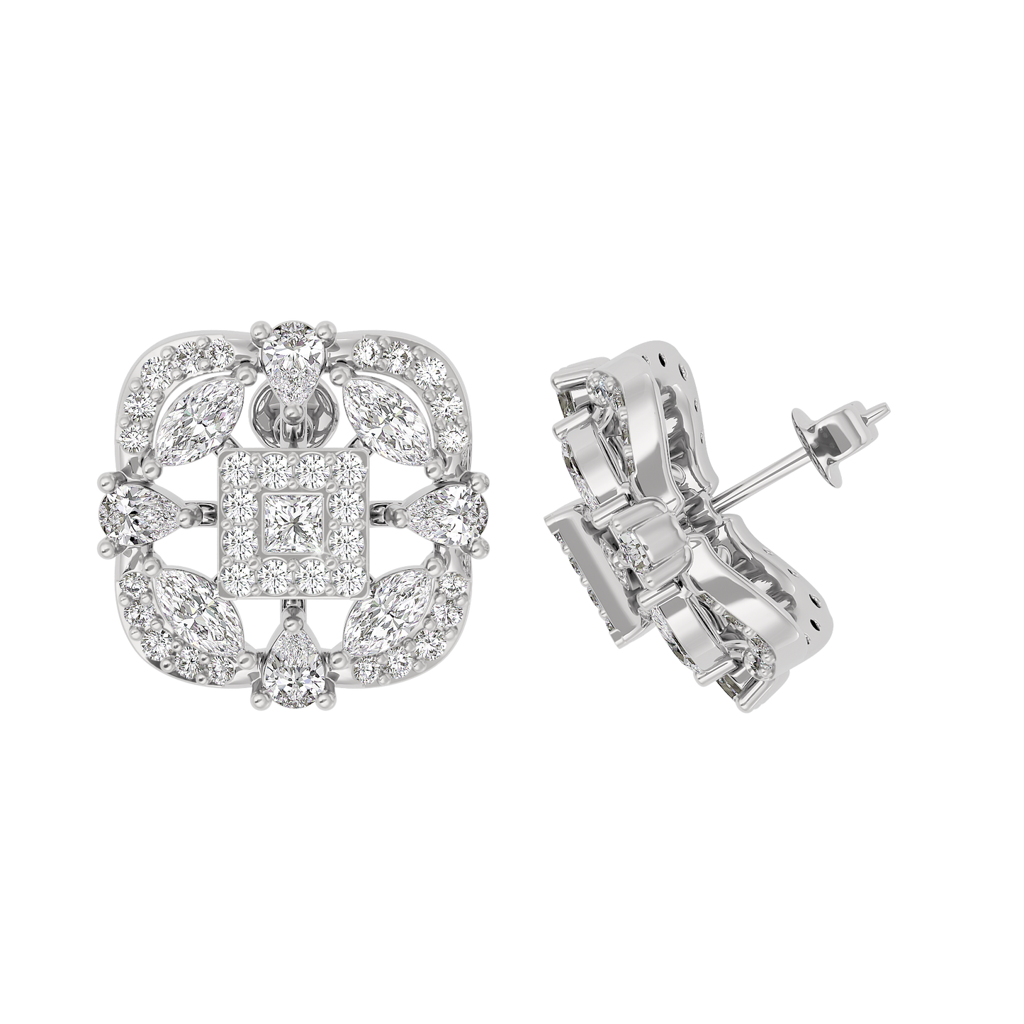 Moonlit Charm Diamond Earring