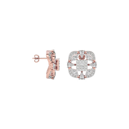 Moonlit Charm Diamond Earring 18 KT / Rose Gold