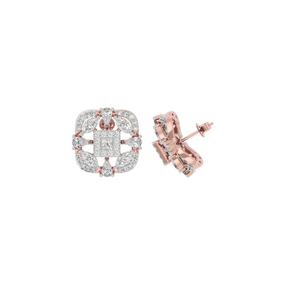 Moonlit Charm Diamond Earring 18 KT / Rose Gold