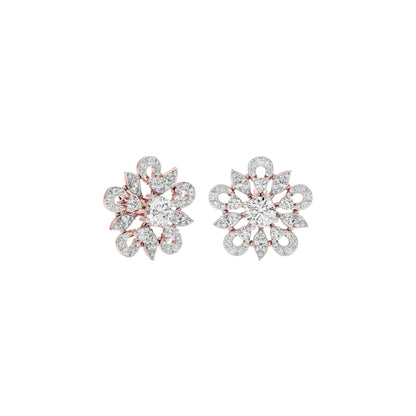 Diamond Dreamweaver Earring 18 KT / Rose Gold