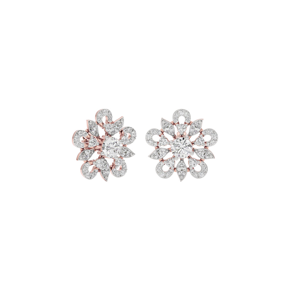 Diamond Dreamweaver Earring 18 KT / Rose Gold
