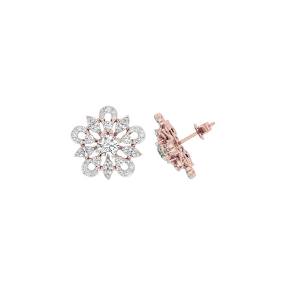 Diamond Dreamweaver Earring 18 KT / Rose Gold