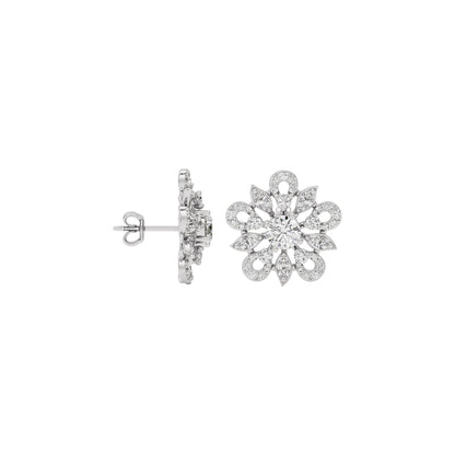 Diamond Dreamweaver Earring 18 KT / White Gold