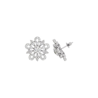 Diamond Dreamweaver Earring 18 KT / White Gold