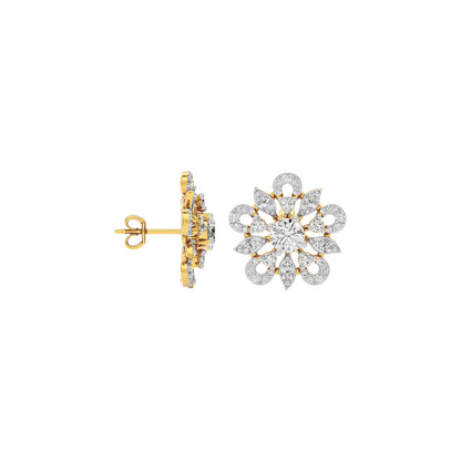 Diamond Dreamweaver Earring 18 KT / Yellow Gold
