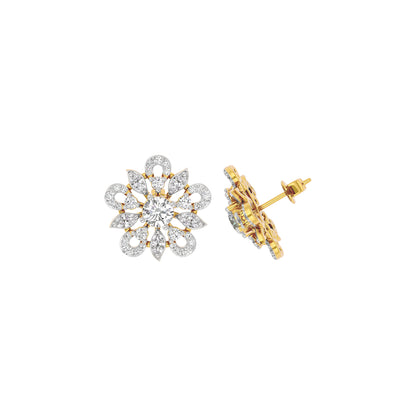Diamond Dreamweaver Earring 18 KT / Yellow Gold