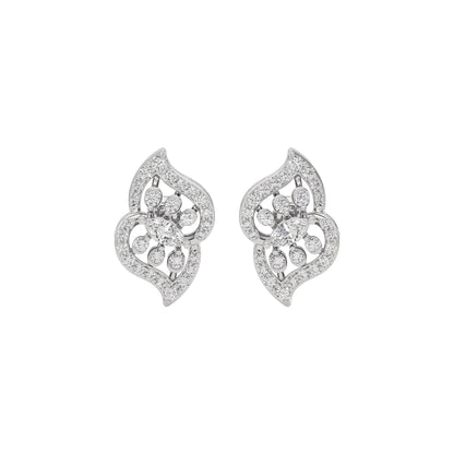 Lux Radiance Diamond Earring 18 KT / White Gold