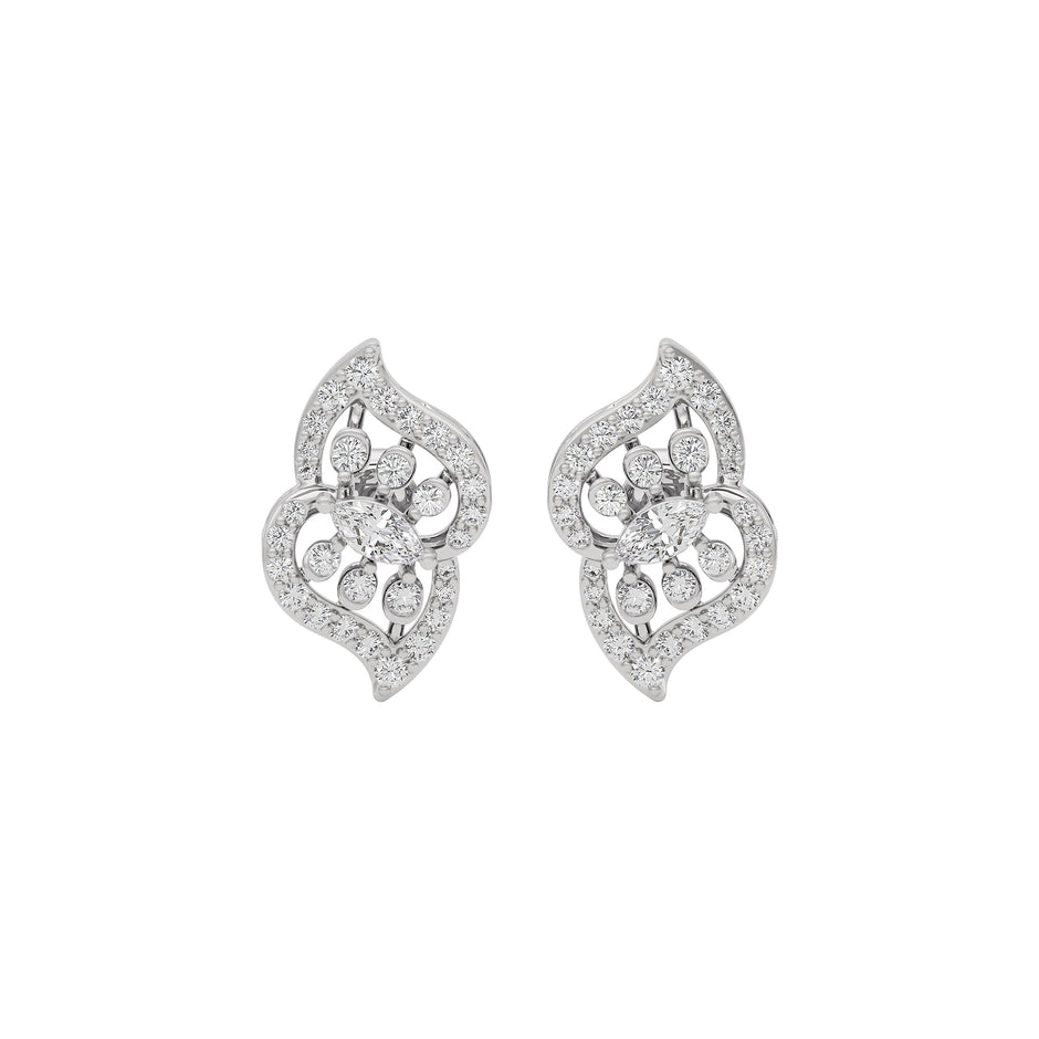 Lux Radiance Diamond Earring 18 KT / White Gold