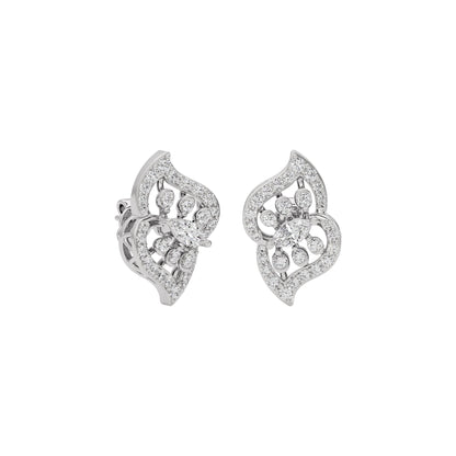 Lux Radiance Diamond Earring 18 KT / White Gold