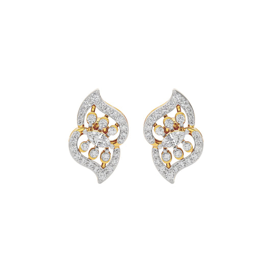 Lux Radiance Diamond Earring 18 KT / Yellow Gold